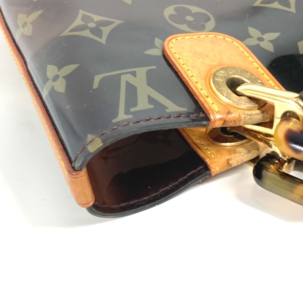 ショルダーバッグ M92502 カバ アンブル PM モノグラムビニール トートバッグ クリアバッグ チェーン 肩掛け ビーチバッグ ビニール ブラウン