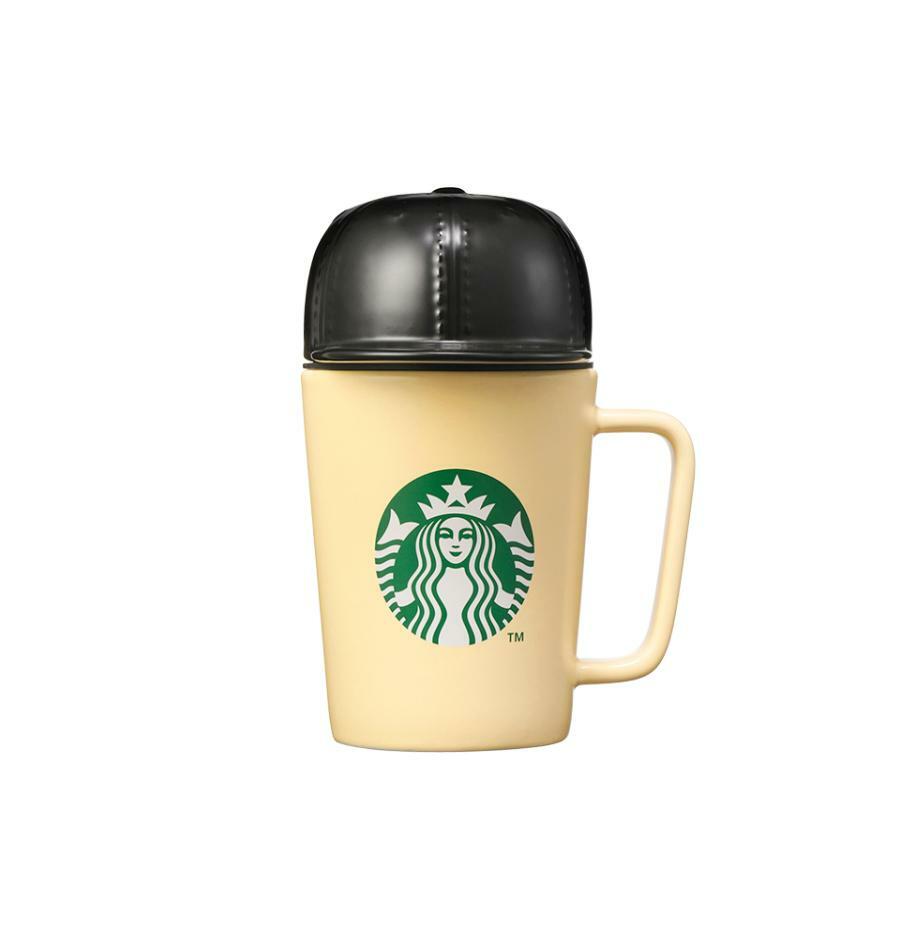 ニューエラ ベージュ / グレー キャップマグ 355ml セット 韓国スターバ グッズ マグカップ ニューエラ ベージュ / グレー キャップマグ 355ml セット 韓国スターバ グッズ マグカップ