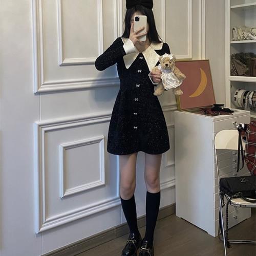 【急速出荷 2025年新作】ワンピース ミニワンピース 量産型 地雷型 お嬢様 韓国 原宿系 ゴスロリ ゴシック ロリータ ベルベット 韓国 無地 Vネック 春 秋 冬 長袖 ミニ丈 ショート丈 おし 【急速出荷 2025年新作】ワンピース ミニワンピース 量産型 地雷型 お嬢様 韓国 原宿系 ゴスロリ ゴシック ロリータ ベルベット 韓国 無地 Vネック 春 秋 冬 長袖 ミニ丈 ショート丈 おし