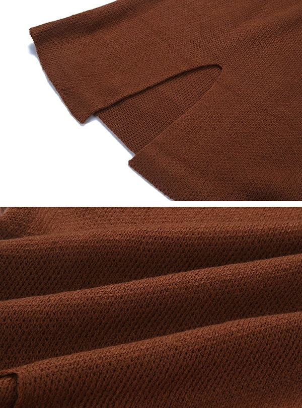 ニット セットアップ レディース スカートセット 秋 冬 ニットセーター 前開き タイトスカート スリット入り ニット カーディガン ドルマンスリーブ レトロ エレガント セクシー ニット 上下セット