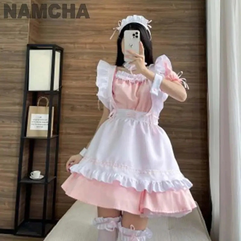 女性のための黒のロリータドレス コスプレ衣装 愛らしい ピンク ハロウィーンの服 新しいコレクション 女性のための黒のロリータドレス コスプレ衣装 愛らしい ピンク ハロウィーンの服 新しいコレクション