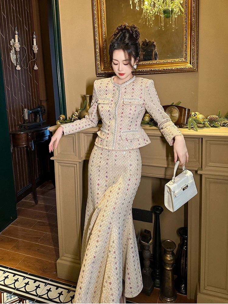 25新作上下セット マーメイド セットアップ ドレス パーティー キャバ 大人 同窓会 披露宴 卒業式 結婚式 演奏会 ウェディング 二次会 メガ割