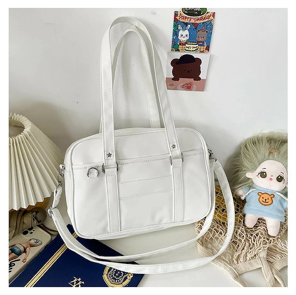 Qoo10] 白 大人 カバン 女子中学生 スクールバ
