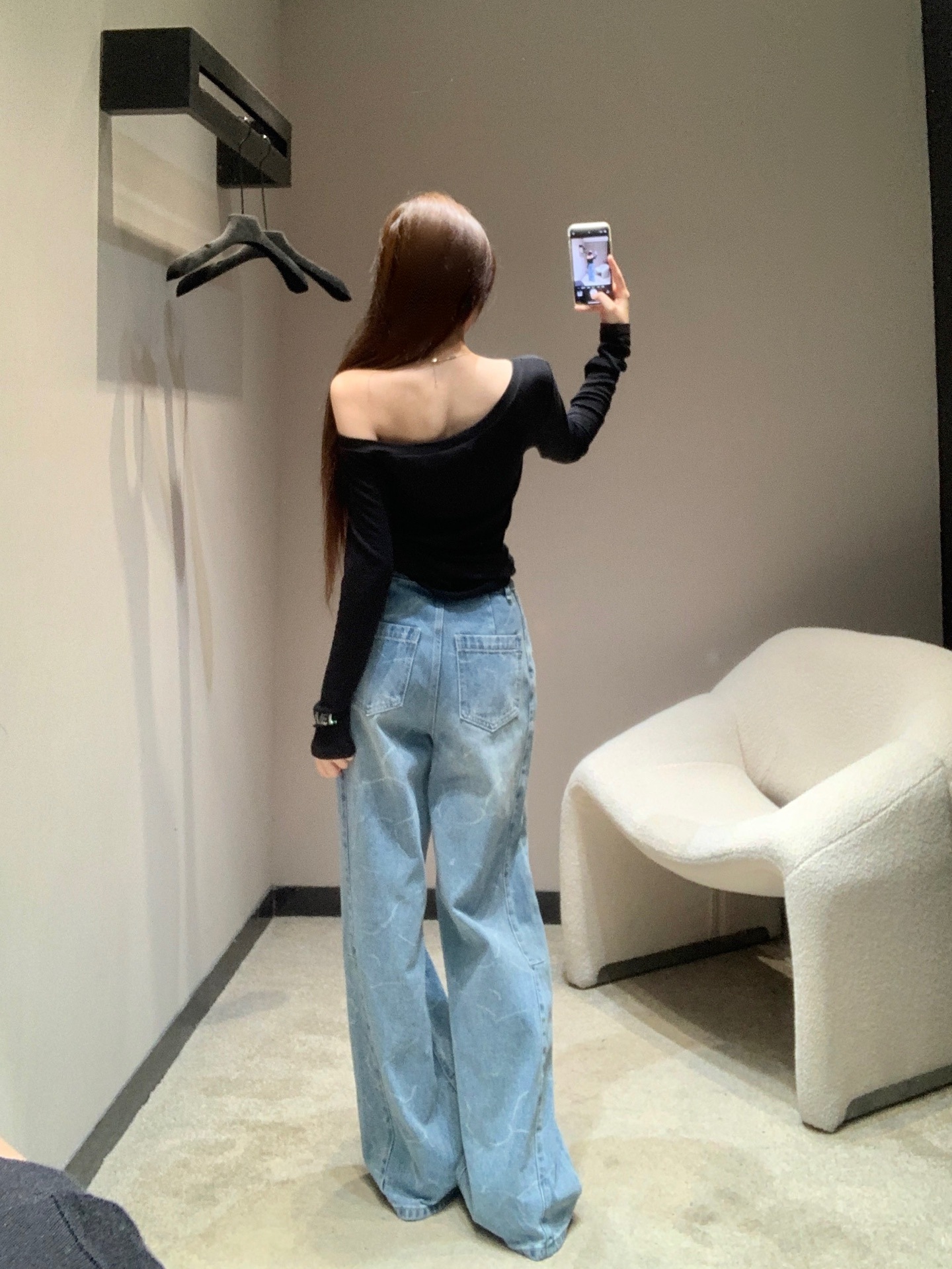 マーベルウェーブウォッシングデニムパンツ マーベルウェーブウォッシングデニムパンツ