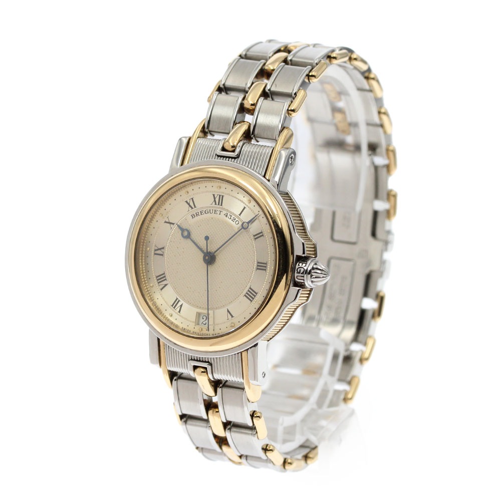 ベルト訳あり ブレゲ Breguet 4400SA/12/X70 マリーン デイト 自動巻き ボーイズ _845451【中古】 ベルト訳あり ブレゲ Breguet 4400SA/12/X70 マリーン デイト 自動巻き ボーイズ _845451【中古】