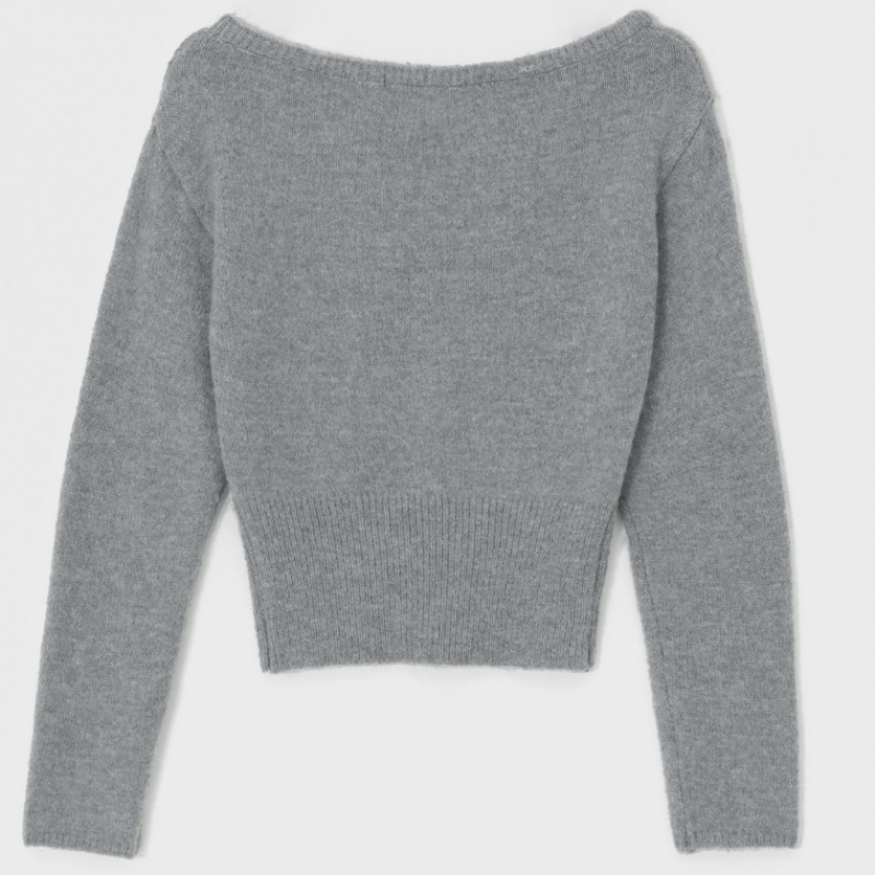 ブラックアップ [MADE] モンドリンアルパカオフショルダーニット