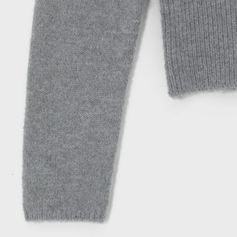 ブラックアップ [MADE] モンドリンアルパカオフショルダーニット