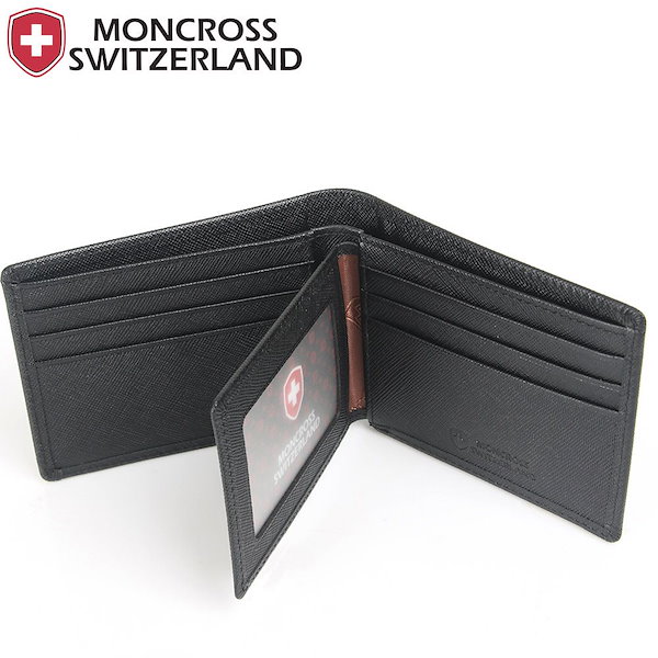 新品同様 新品 MONCROSS SWITZERLAND 二つ折財布！ 小物 - www.meble