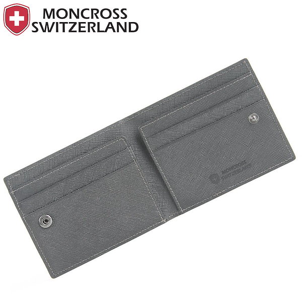 新品 新品 MONCROSS SWITZERLAND 二つ折財布！ 折り財布