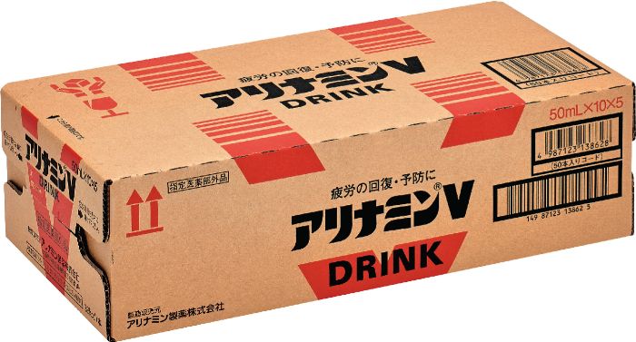 アリナミンVドリンク 1ケース (50本入) アリナミンV 50ml✖️120本