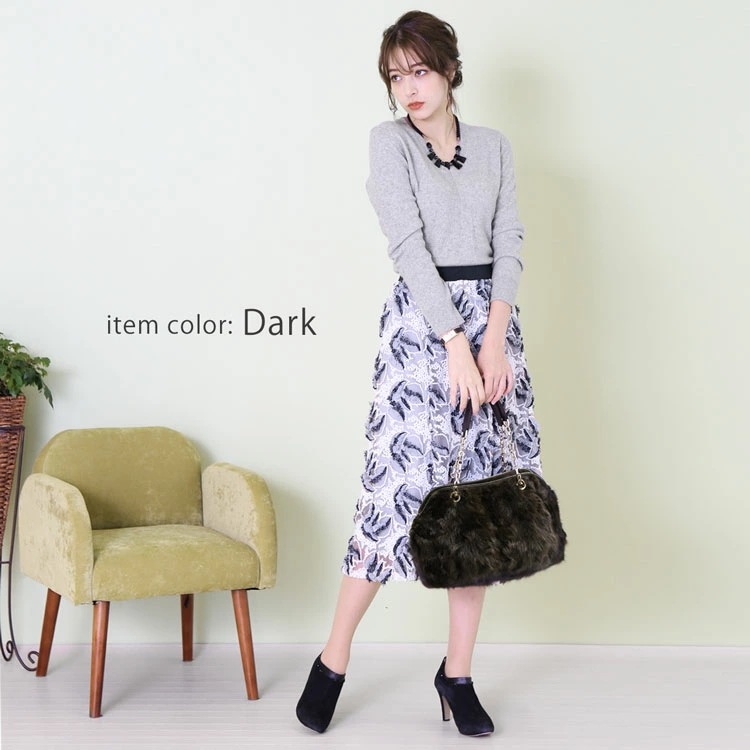 セーブルファーハンドバッグチェーンストラップ