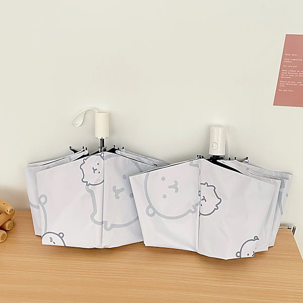 Qoo10] 自分ツッコミくまナガノのくま 全自動雨傘