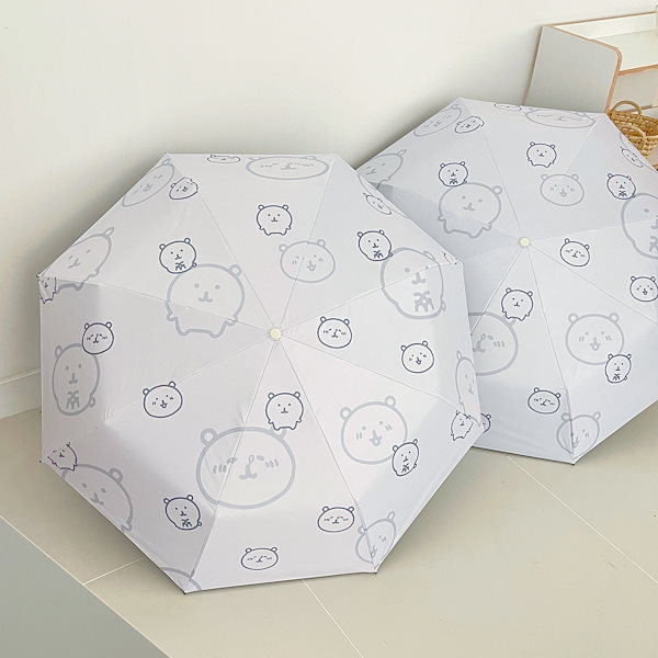 Qoo10] 自分ツッコミくまナガノのくま 全自動雨傘