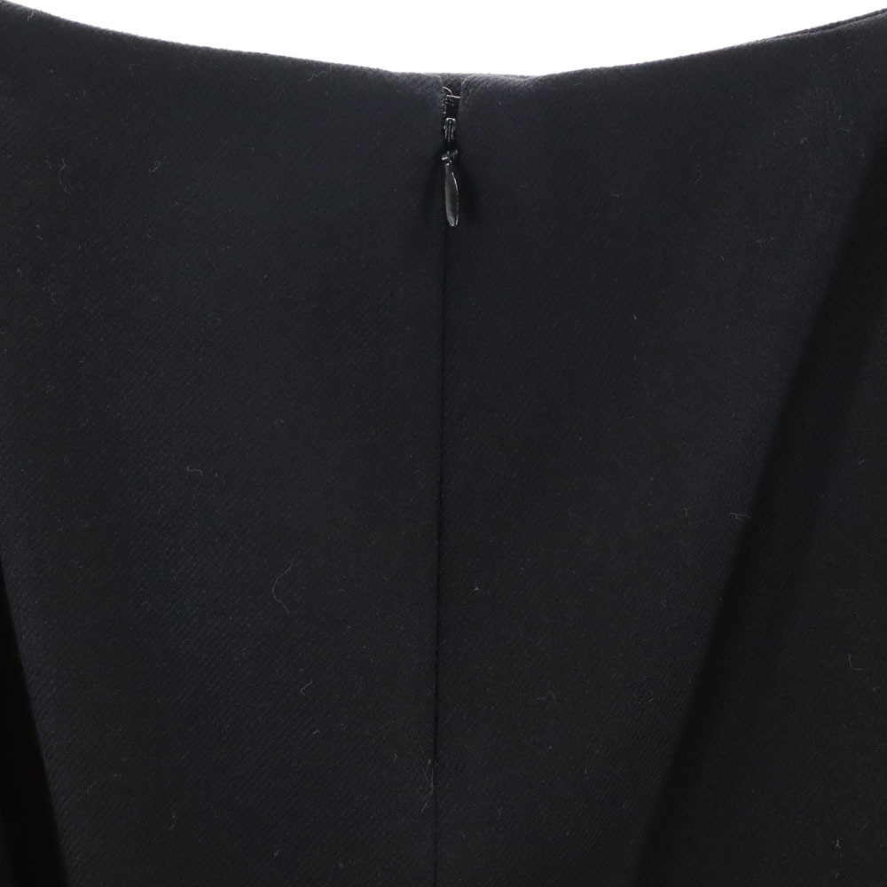 クリスチャンディオール ウールブレンド ミディ丈 タイトスカート 8 黒