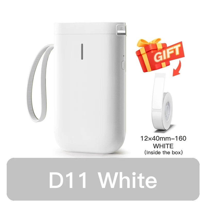 Niimbot-ミニサーマルプリンターh1s,粘着ラベルメーカー用の連続ラベル印刷機付き