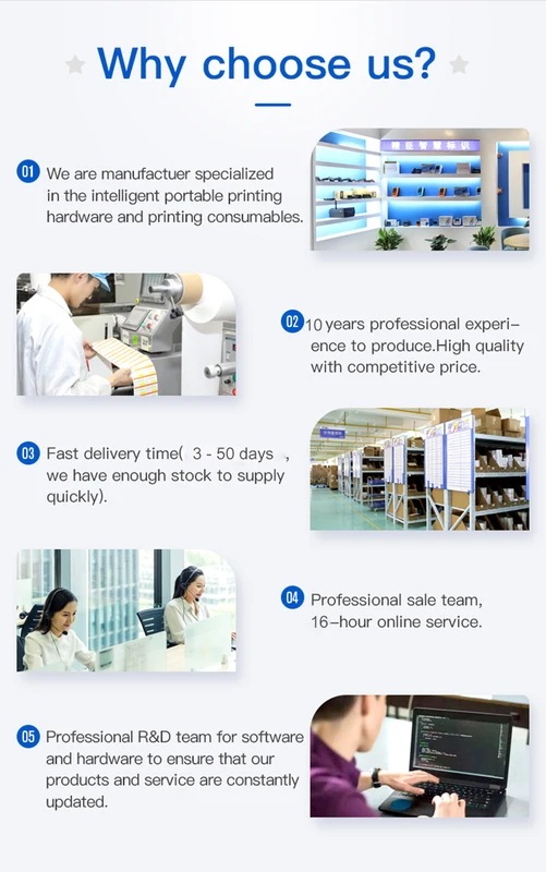 Niimbot-ミニサーマルプリンターh1s,粘着ラベルメーカー用の連続ラベル印刷機付き