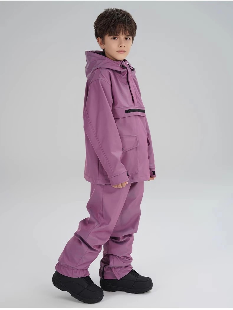 スノーボード ウェア キッズ 上下セット 光沢感 セットアップ スノボウェア スキーウェア 女の子 男の子 子供 ジャケット ロングパンツ 2023 耐水度10000mm