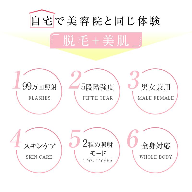 【2枚購入で100円OFF】IPL光脱毛器 フラッシュ 家庭用 無痛脱毛 5段階強度 VIO脱毛 ビキニライン ムダ毛処理 99万発照射 手動自動 全身脱毛 【2枚購入で100円OFF】IPL光脱毛器 フラッシュ 家庭用 無痛脱毛 5段階強度 VIO脱毛 ビキニライン ムダ毛処理 99万発照射 手動自動 全身脱毛