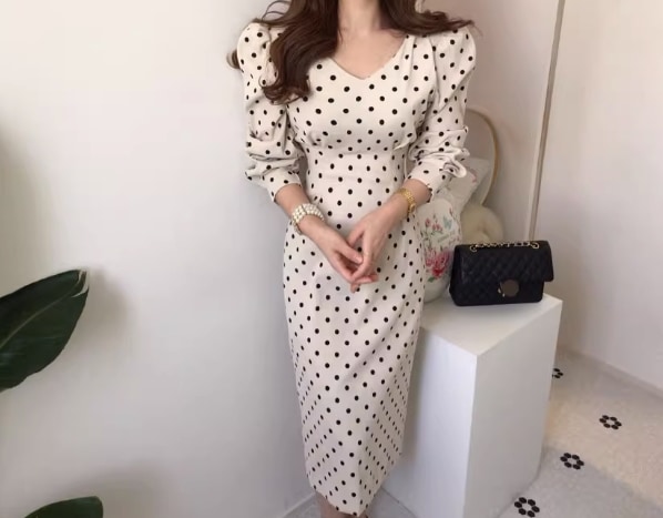 スカート ワンピース ロングスカート タイトスカート 膝下 ミモレ ミモレ丈 ロング ロング丈 袖あり パフスリーブ Vネック 襟なし タイト 細身 ストレート Iライン きれいめ 大人 上品 スカート ワンピース ロングスカート タイトスカート 膝下 ミモレ ミモレ丈 ロング ロング丈 袖あり パフスリーブ Vネック 襟なし タイト 細身 ストレート Iライン きれいめ 大人 上品