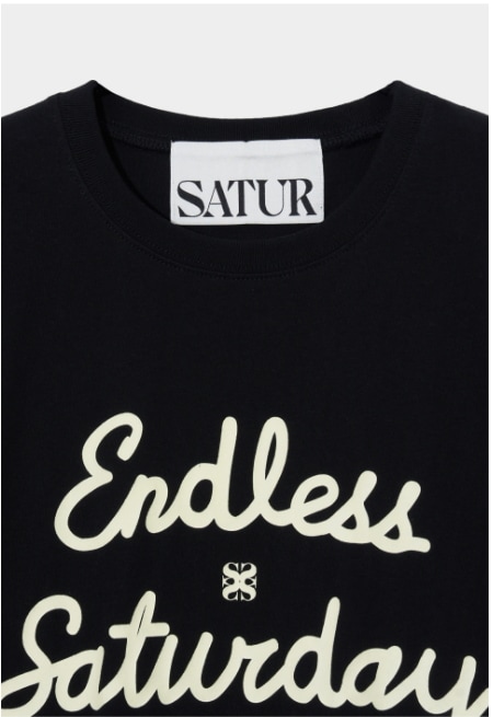 SATUR Endless Saturday Tシャツ MUSINSA公式 | SATUR Endless Saturday Short Sleeve T-Shirt