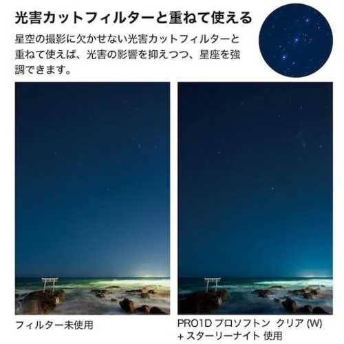 ケンコー ソフトフィルター Kenko PRO1D プロソフトン クリア(W)
