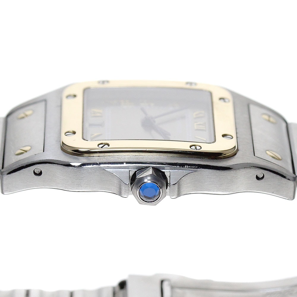 大人気 カルティエ YGコンビ LM サントスガルべ W20030C4 CARTIER サントスドゥカルティエ