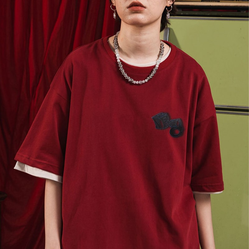 数少ない2022夏服男女兼用半袖ゆったり３D図Tシャツ