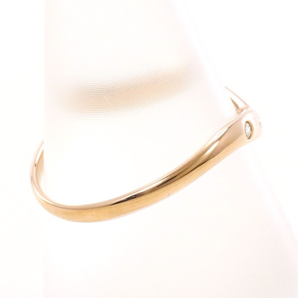 K18 18金 PG ピンクゴールド リング 指輪 11.5号 ダイヤ 0.07 ジュエリー 中古 K18 18金 PG ピンクゴールド リング 指輪 11.5号 ダイヤ 0.07 ジュエリー 中古