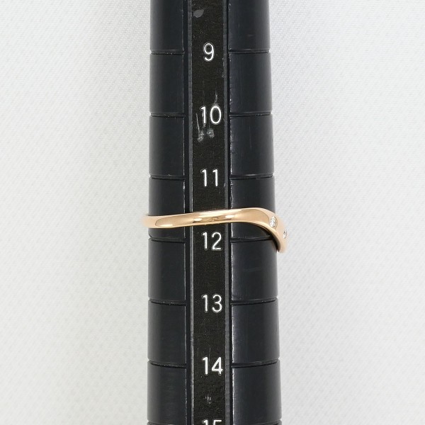 K18 18金 PG ピンクゴールド リング 指輪 11.5号 ダイヤ 0.07 ジュエリー 中古 K18 18金 PG ピンクゴールド リング 指輪 11.5号 ダイヤ 0.07 ジュエリー 中古
