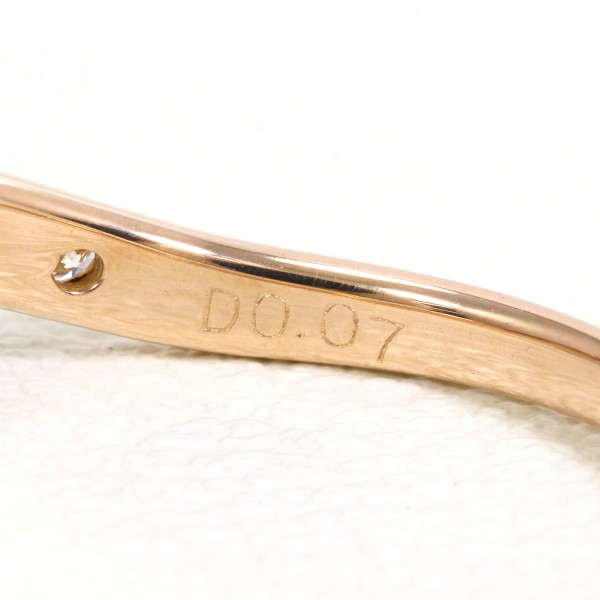 K18 18金 PG ピンクゴールド リング 指輪 11.5号 ダイヤ 0.07 ジュエリー 中古 K18 18金 PG ピンクゴールド リング 指輪 11.5号 ダイヤ 0.07 ジュエリー 中古