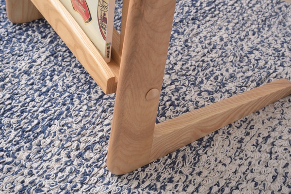 サイドテーブル 机 テーブル ベッド おしゃれ サイドラック ナイトテーブル カジュアル ソファサイド パソコン 寝室 リビング コの字型 ベッドサイドテーブル マガジンラック付き ナチュラル 北欧