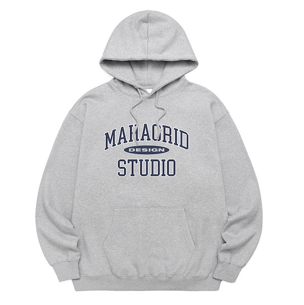 【Stray Kids アイエン着用】 正規品 COLLEGE LOGO HOODIE フードT オーバーフィット 長袖 レディース メンズ コットン  韓国ファッション 韓国ブランド