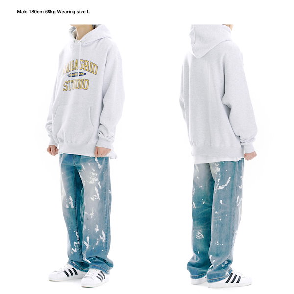 【Stray Kids アイエン着用】 正規品 COLLEGE LOGO HOODIE フードT オーバーフィット 長袖 レディース メンズ コットン  韓国ファッション 韓国ブランド