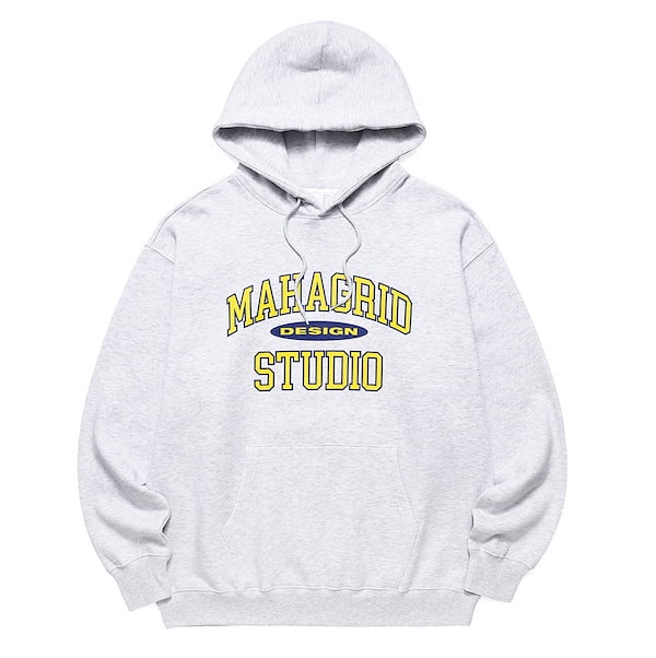 【Stray Kids アイエン着用】 正規品 COLLEGE LOGO HOODIE フードT オーバーフィット 長袖 レディース メンズ コットン  韓国ファッション 韓国ブランド