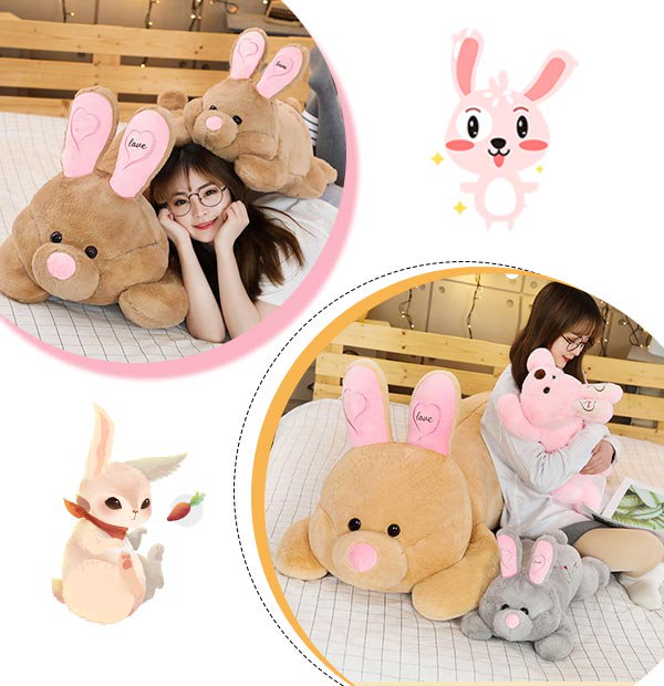 特大ぬいぐるみうさぎ 猫 エビお値引しました！ Amazon｜M．ASSOLATO ぬいぐるみ 特大 うさぎ 兎