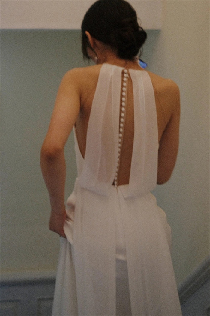 ホワイト ウェディングドレス Aライン  ロングドレス ウェディングドレス パーティードレス 二次会ドレス ブライダル 撮影 S/M/L/XL/2XL レディース ドレス  トレーン 背が露出 ホワイト ウェディングドレス Aライン  ロングドレス ウェディングドレス パーティードレス 二次会ドレス ブライダル 撮影 S/M/L/XL/2XL レディース ドレス  トレーン 背が露出