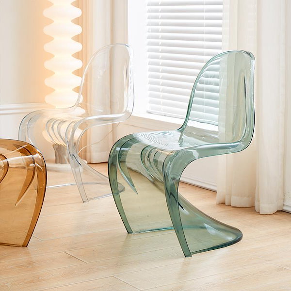 デザイナー UNKNOWN ヴィンテージ デザインチェア アクリル クリアカラー デザイナー UNKNOWN ヴィンテージ デザインチェア アクリル クリア