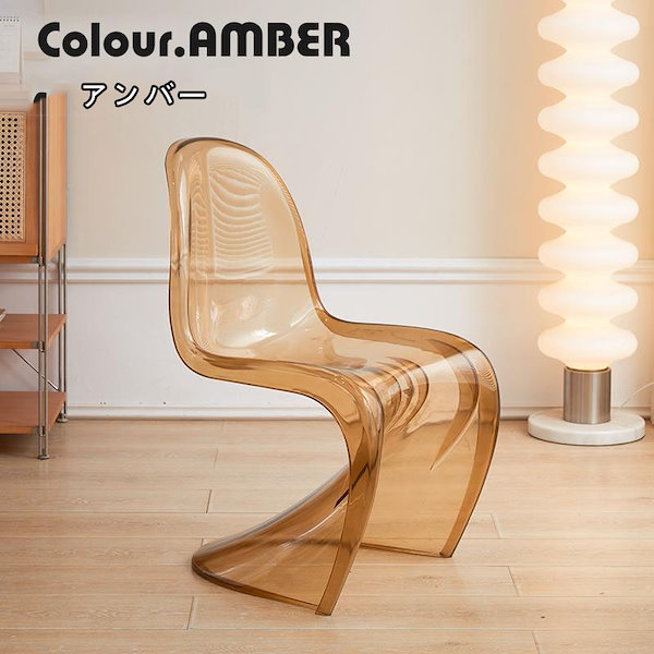 アクリル製　透明　ダイニングチェア　バロックスタイル椅子 Qoo10] ダイニングチェア 透明チェア デザイナー