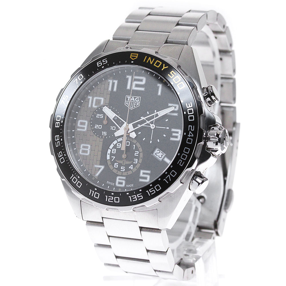 タグホイヤー TAG HEUER CAZ101AU フォーミュラー1 インディ500 クロノグラフ クォーツ メンズ 内箱・保証書付き_861592【中古】