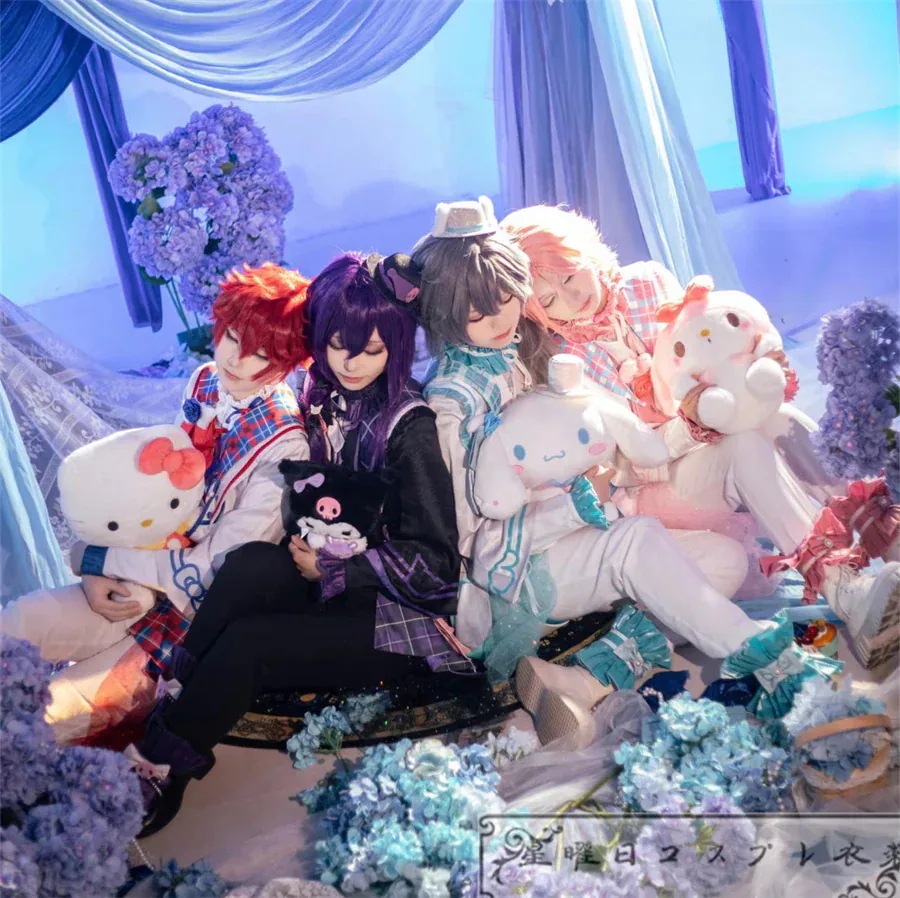 ES あんさんぶるスターズ サンリオコラボ 天城一彩 礼瀬マヨイ 椎名ニキ 桜河こはく コスプレ衣装 コスチューム ES あんさんぶるスターズ サンリオコラボ 天城一彩 礼瀬マヨイ 椎名ニキ 桜河こはく コスプレ衣装 コスチューム