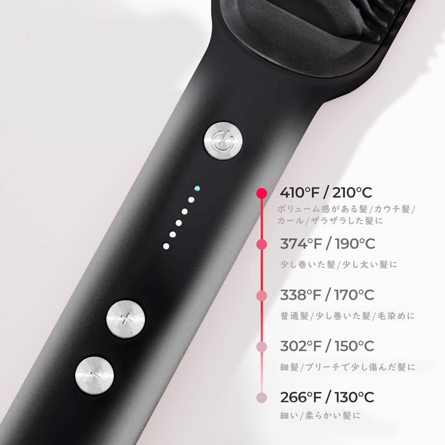 Lazysong ヒートブラシ ブラシ型ヘアアイロン ストレートブラシ ヘアブラシアイロン セラミックコーディング やけど防止 プロ仕様 5段階温度調節 家庭/出張/通勤 贈り物 プレゼント Lazysong ヒートブラシ ブラシ型ヘアアイロン ストレートブラシ ヘアブラシアイロン セラミックコーディング やけど防止 プロ仕様 5段階温度調節 家庭/出張/通勤 贈り物 プレゼント