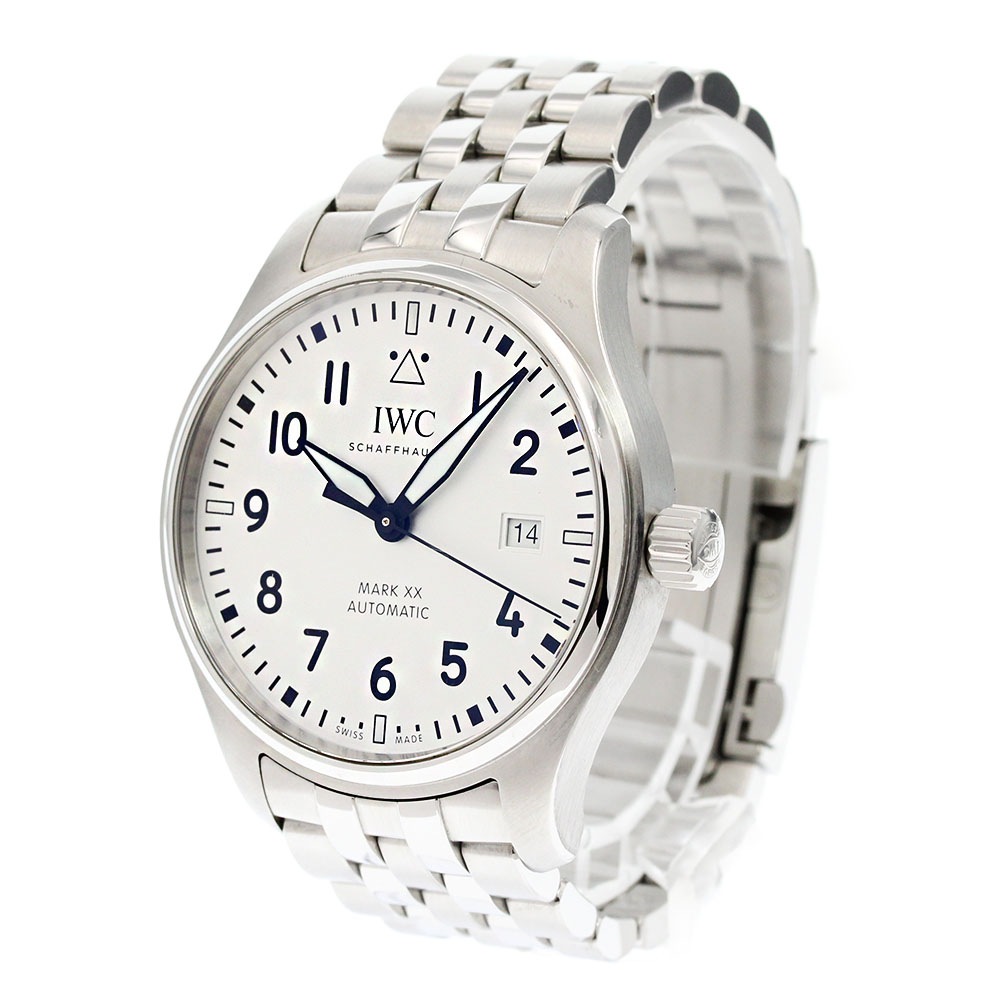 IWC SCHAFFHAUSEN IW328208 パイロットウォッチ マークXX デイト 自動巻き メンズ 良品 箱・保証書付き_845434【中古】