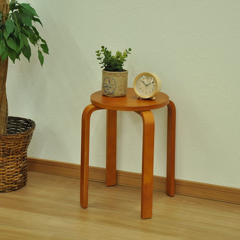 エイアイエス(AIS) : 家具・インテリア 木製丸椅 人気新品