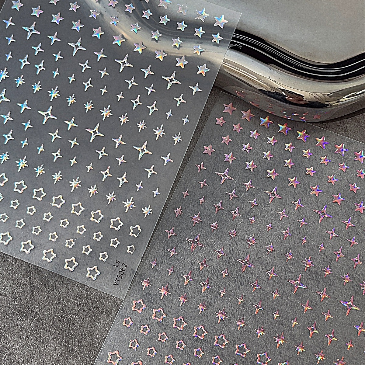 【1点ご購入 で10点プレゼントいたします】金の星ネイルシールシンプルでかわいいポップなデコレーションシール