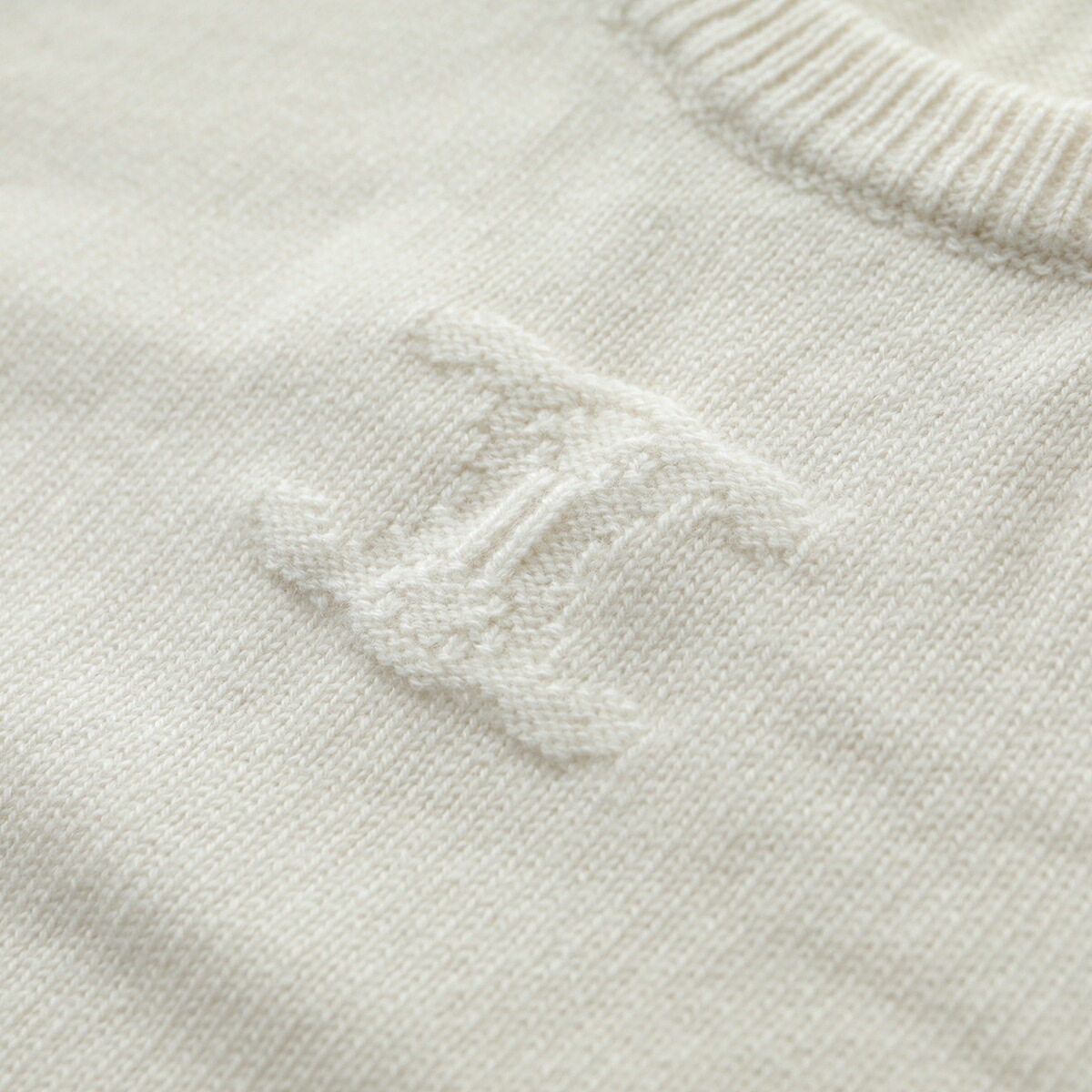 CELINE セリーヌ セーター RY02N317V.01OW レディース クルーネック カシミヤ ニット トリオンフ ロゴ 長袖