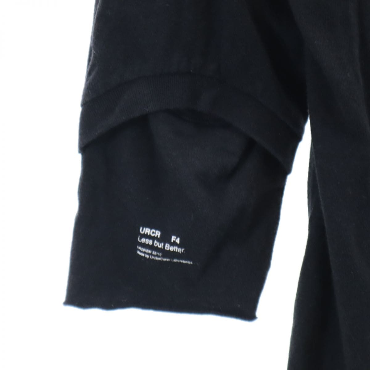 日本製 7分袖 Tシャツ 2 黒 ロンT メンズ