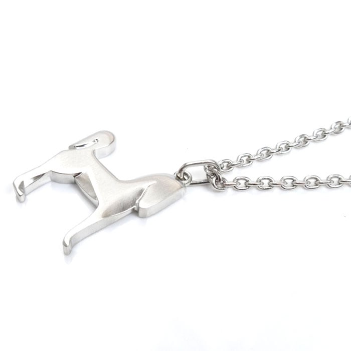 HERMES エルメス メタル パナッシュ ネックレス H077298FB00 48/58cm ユニセックス 中古 美品 HERMES エルメス メタル パナッシュ ネックレス H077298FB00 48/58cm ユニセックス 中古 美品