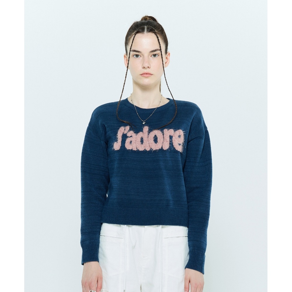 LARTIGENT L6 JADORE MIX ニット(ブルー) LARTIGENT L6 JADORE MIX ニット(ブルー)