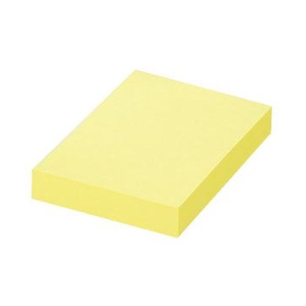 （まとめ）コクヨ タックメモ（超徳用・ノートタイプ）A8タテ 74×52mm イエロー メ-3002 1パック（20冊）(×5セット)