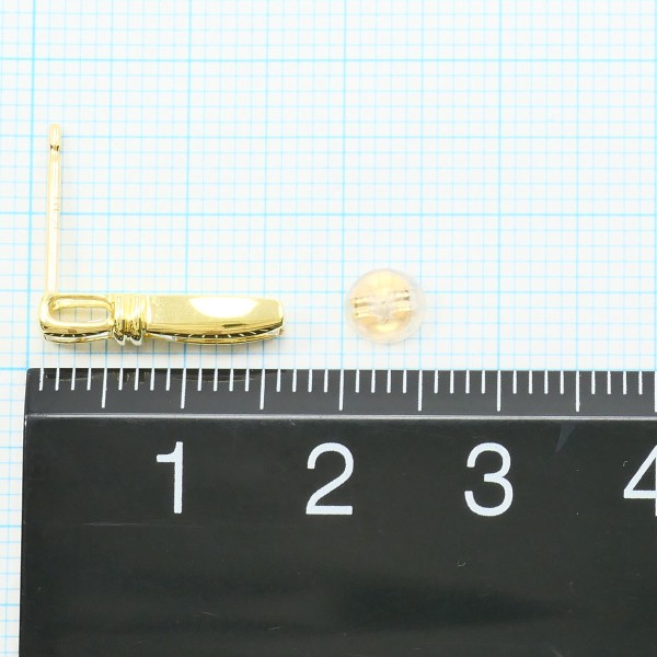 K18 18金 YG ピアス ダイヤ 0.17×2 中古 K18 18金 YG ピアス ダイヤ 0.17×2 中古
